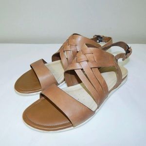 ECCO size Eur 38 US 7.5 Braided Leather Hurache